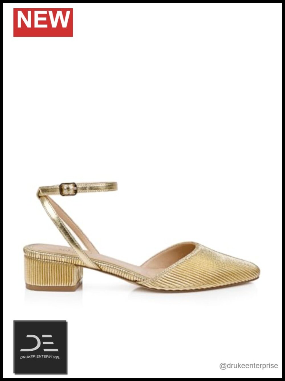 Jewel Badgley Mischka Women's Stacy Gold Fabric Pump